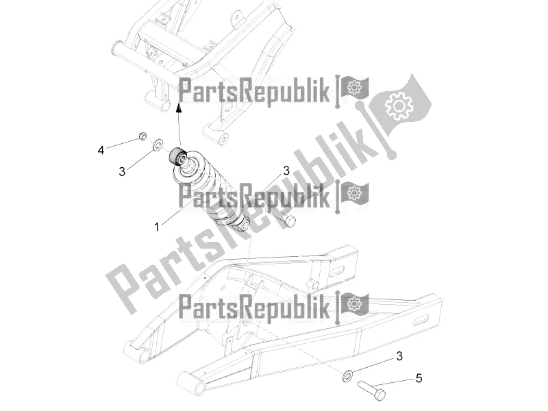 Alle Teile für das Stoßdämpfer des Aprilia RS4 50 2T 2017