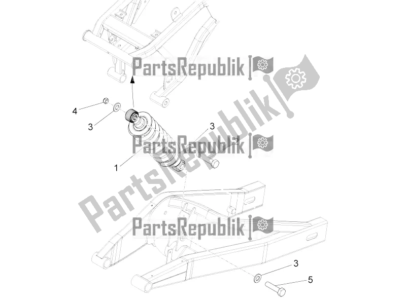 Todas las partes para Amortiguador de Aprilia RS4 50 2T 2017