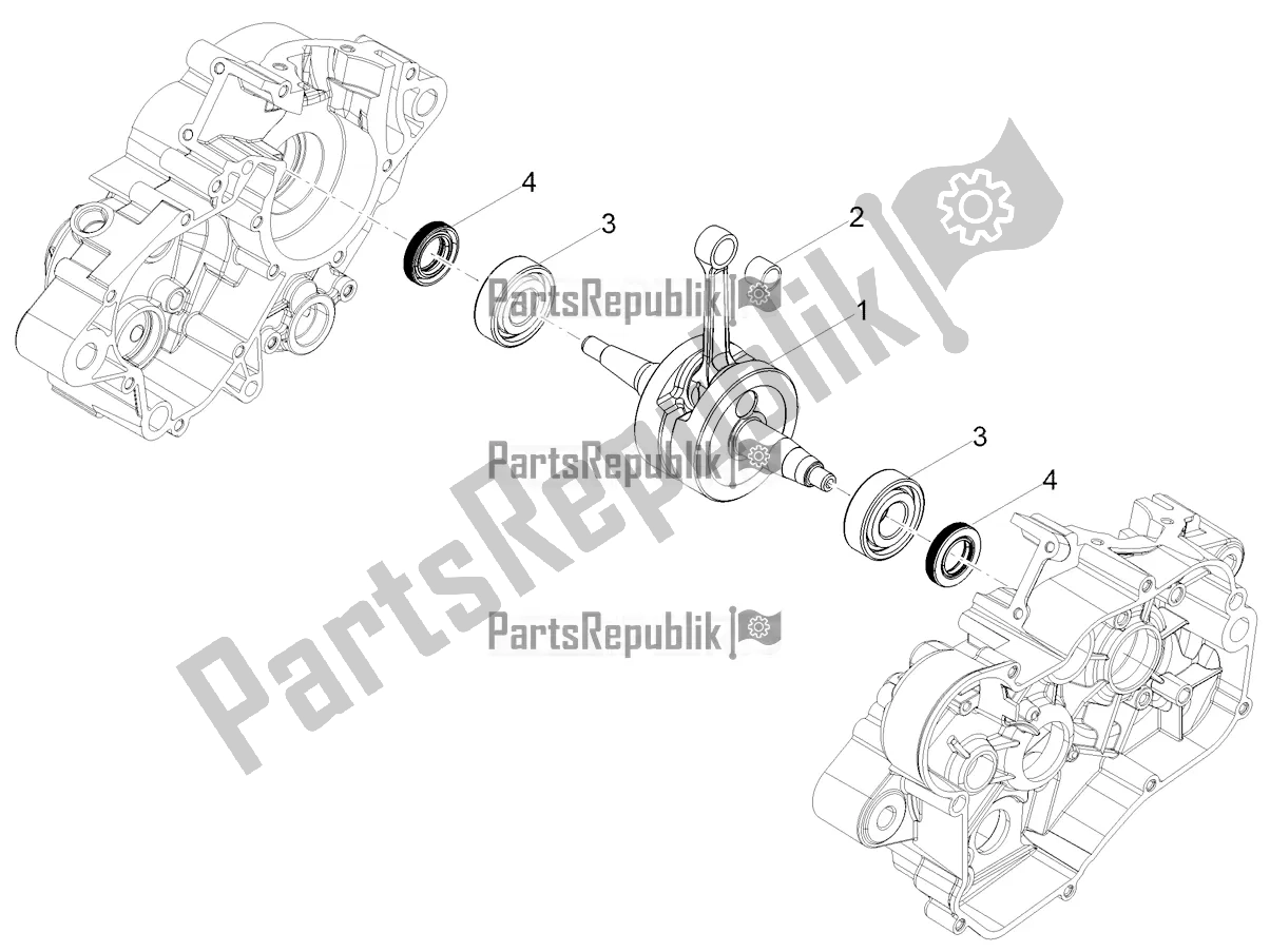 Alle Teile für das Antriebswelle des Aprilia RS4 50 2T 2018