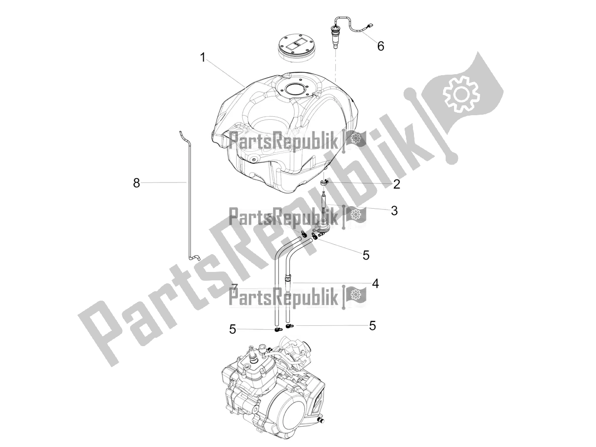 Toutes les pièces pour le Réservoir D'essence du Aprilia RS4 50 2T 2018