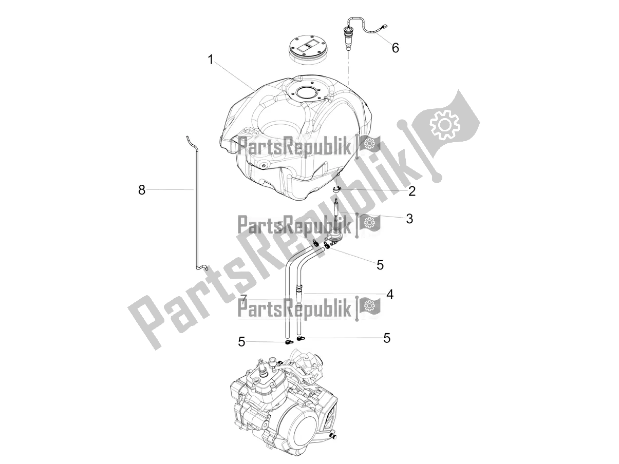 Tutte le parti per il Serbatoio Di Carburante del Aprilia RS4 50 2T 2019