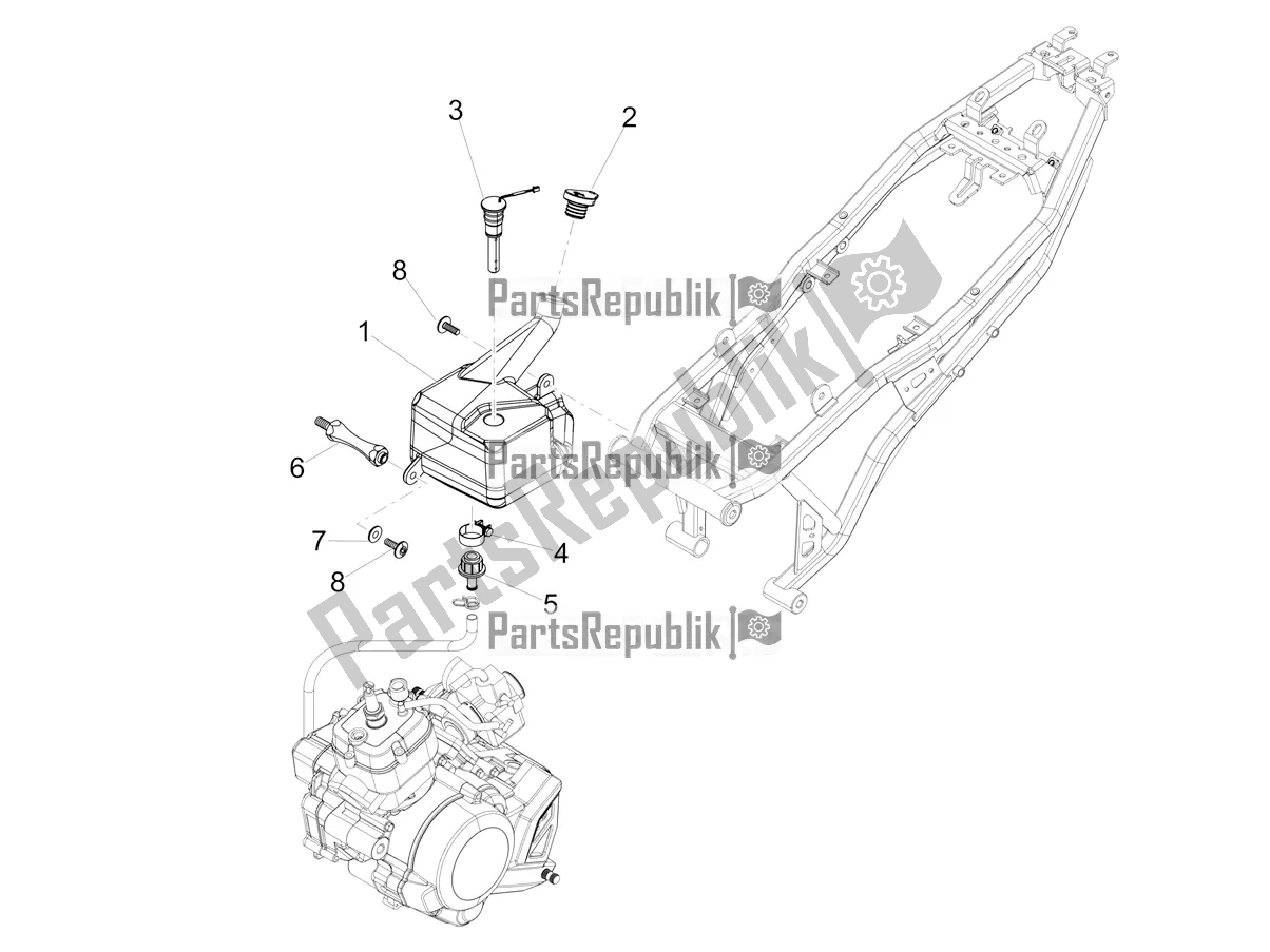 Todas las partes para Mix Oil Tank de Aprilia RS4 50 2T 2019