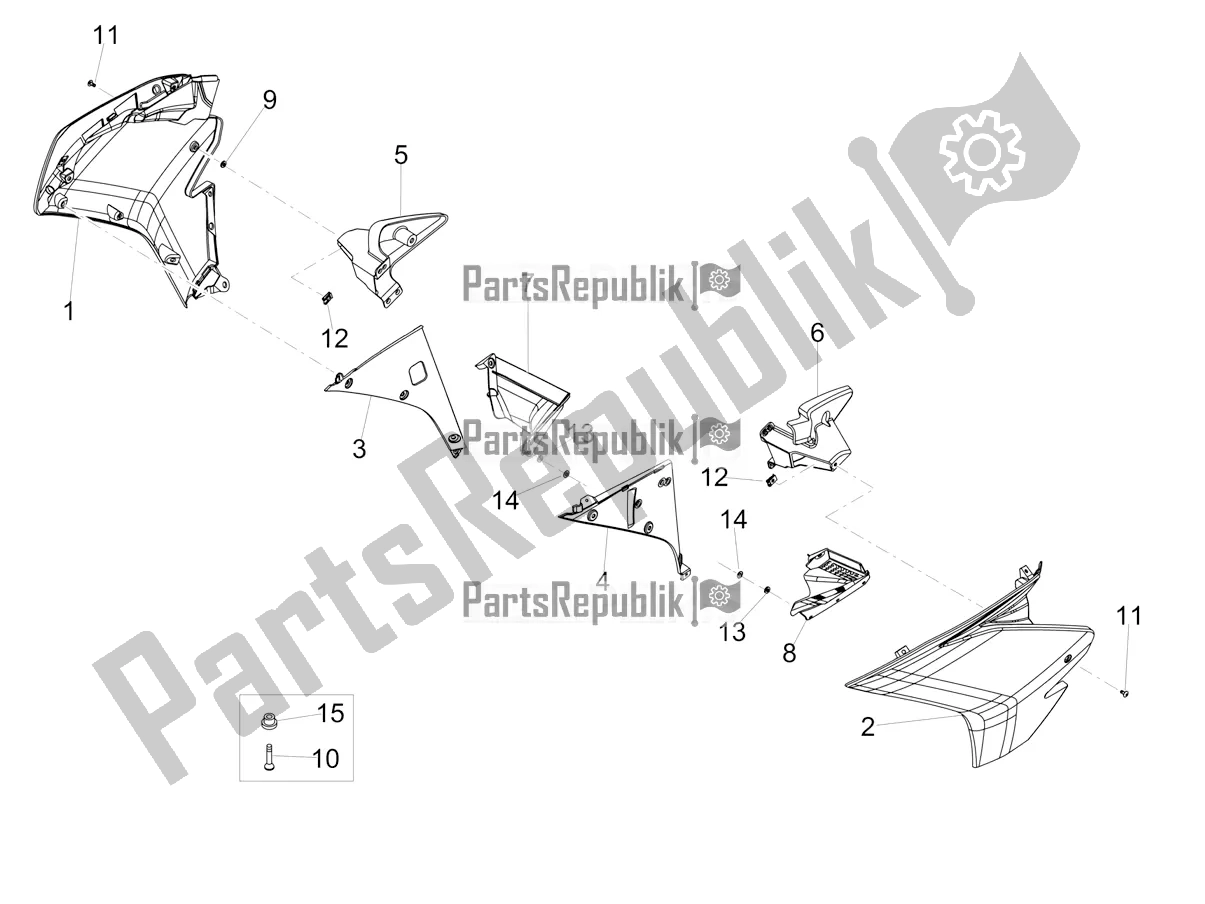 Tutte le parti per il Carenatura Laterale del Aprilia RS4 50 2T 2019