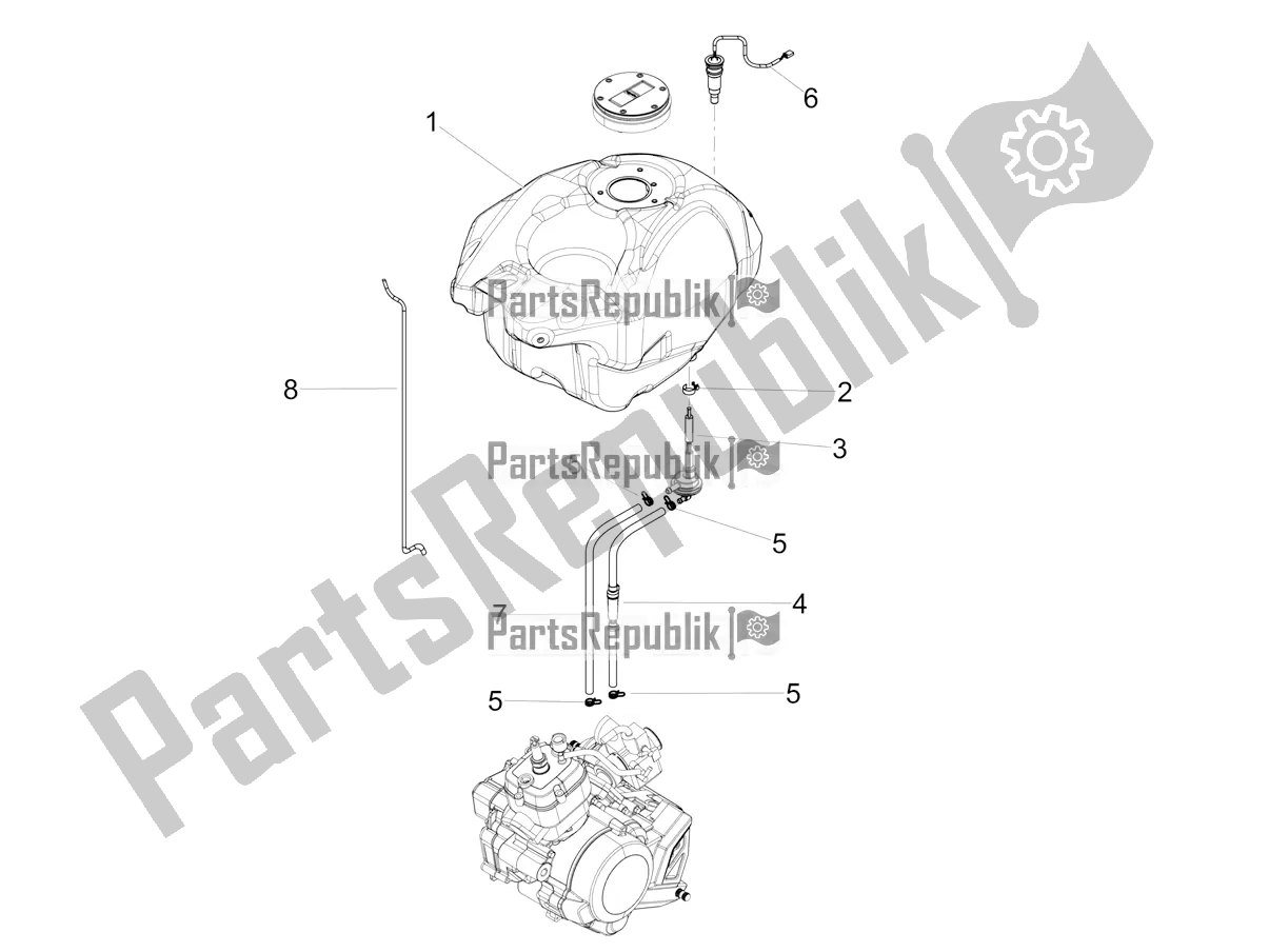 Tutte le parti per il Serbatoio Di Carburante del Aprilia RS4 50 2T 2020