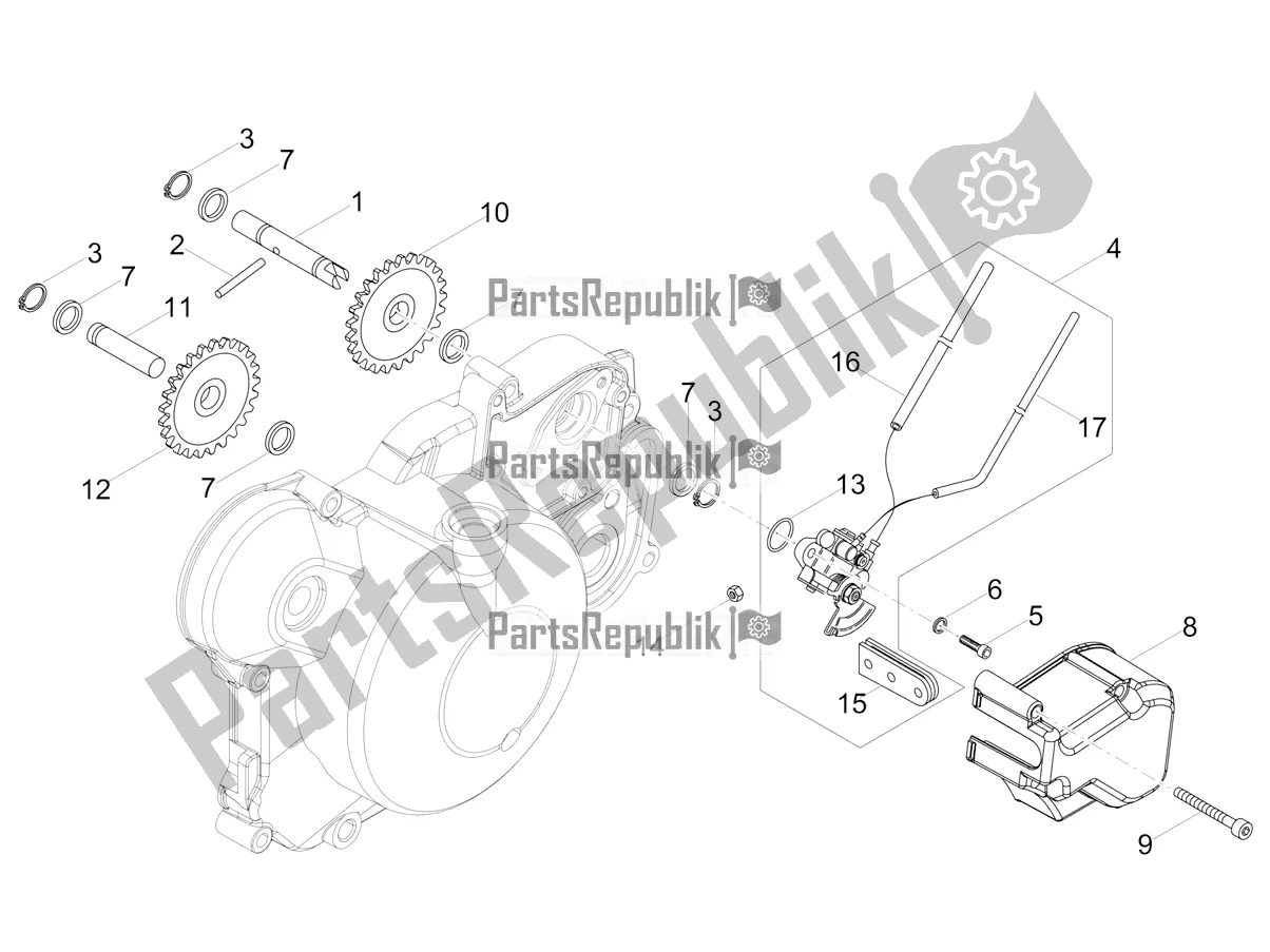 Toutes les pièces pour le La Pompe à Huile du Aprilia RS4 50 2T 2020