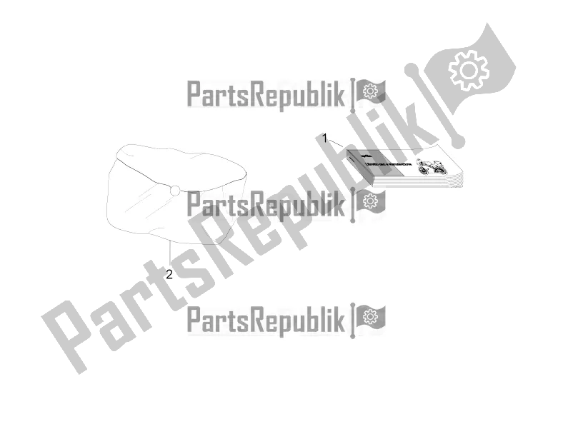 All parts for the Plate Set / Various of the Aprilia RS4 50 2T 2020