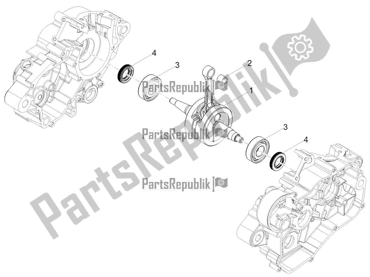 Alle Teile für das Antriebswelle des Aprilia RS4 50 2T 2021