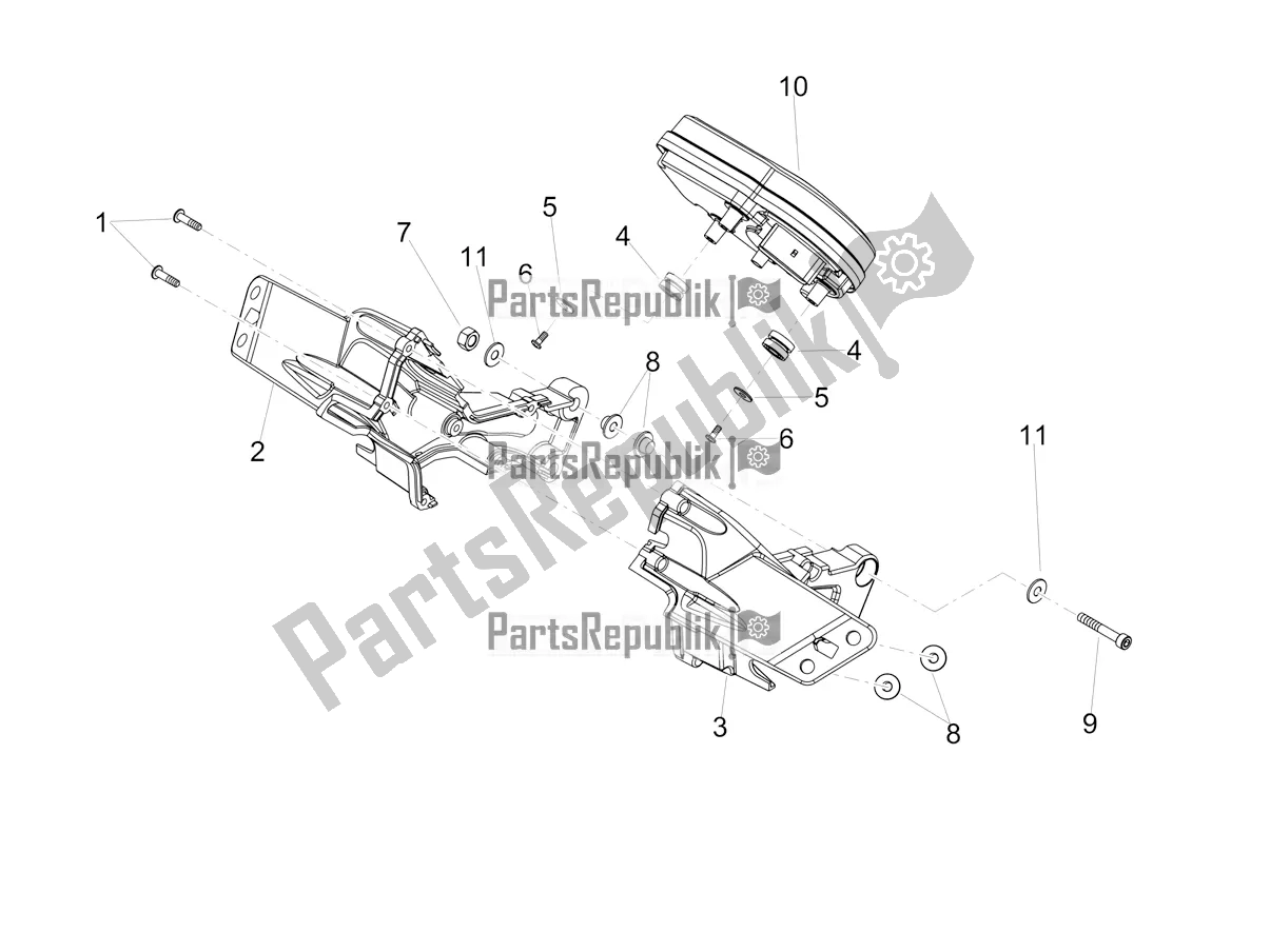 Todas las partes para Instrumentos de Aprilia RS4 50 2T 2022