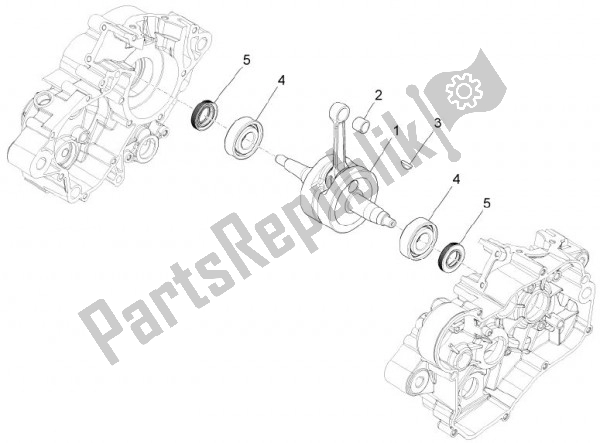 Todas las partes para Drijfas de Aprilia RS4 50 CC 76 2011