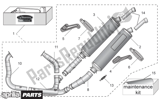 Toutes les pièces pour le Acc Performance Parts I du Aprilia RSV Mille R Factory Dream 397 1000 2004 - 2006