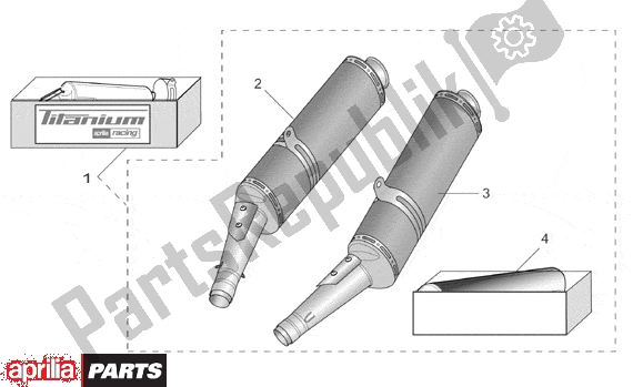 All parts for the Acc Performance Parts Ii of the Aprilia RSV Mille R Factory Dream 397 1000 2004 - 2006