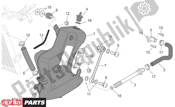 Wszystkie części do Oil Tank Aprilia RSV Mille R Factory Dream 397 1000 2004 - 2006