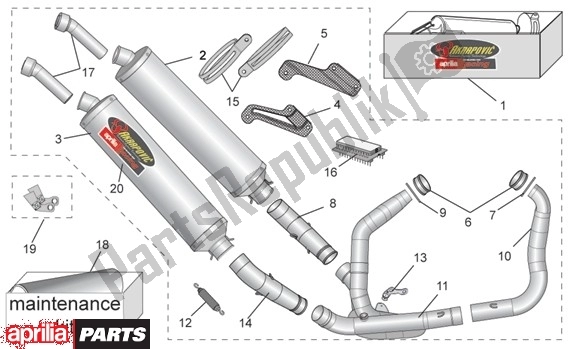 Todas las partes para Tuning Motor de Aprilia RSV Tuono R 395 1000 2002 - 2005