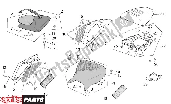 Alle Teile für das Zit des Aprilia RSV Tuono R 395 1000 2002 - 2005