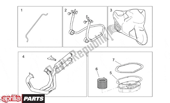 Toutes les pièces pour le Algemeen du Aprilia RSV Mille SP 391 1000 1999 - 2000