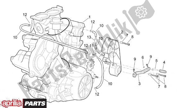 Wszystkie części do Silnik Aprilia RSV Mille SP 391 1000 1999 - 2000