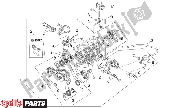 Tutte le parti per il Smoorklephuis del Aprilia RSV Mille SP 391 1000 1999 - 2000