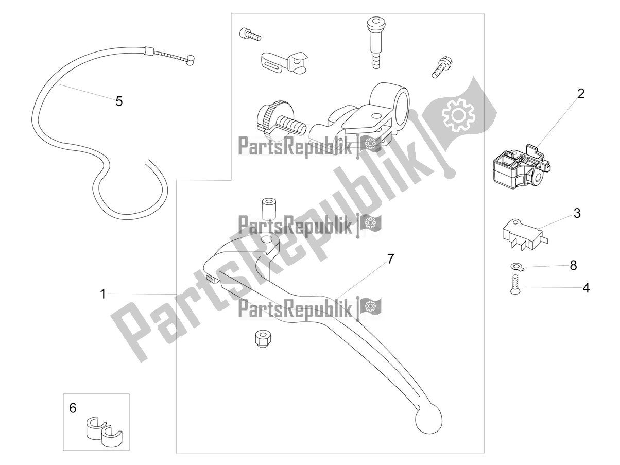 All parts for the Clutch Control of the Aprilia RSV4 Racing Factory ABS 1000 2017