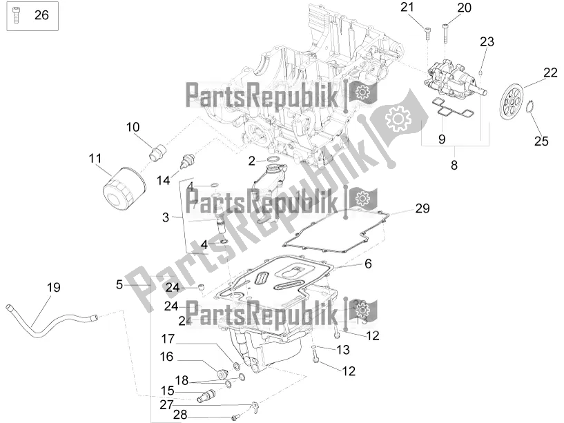 Tutte le parti per il Lubrificazione del Aprilia RSV4 Racing Factory ABS 1000 2017