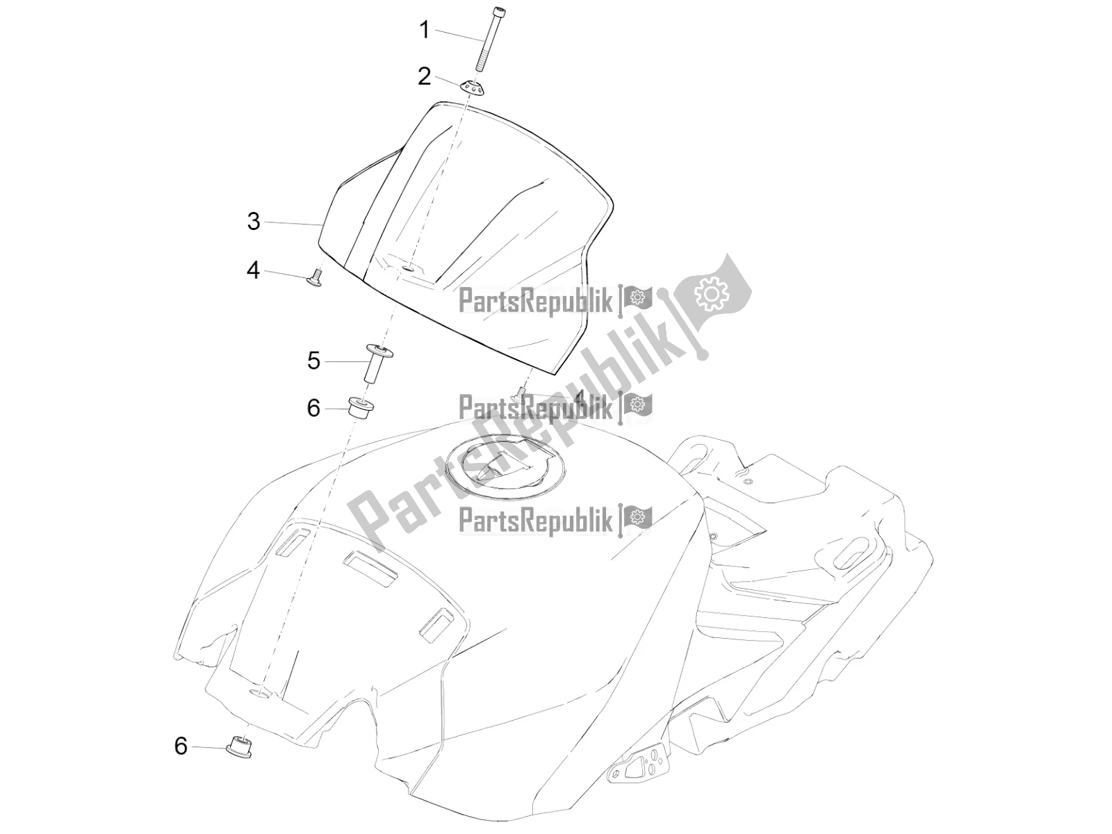 Alle onderdelen voor de Tankdeksel van de Aprilia RSV4 Racing Factory ABS 1000 2017