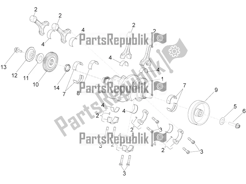 All parts for the Drive Shaft of the Aprilia RSV4 Racing Factory ABS 1000 2018