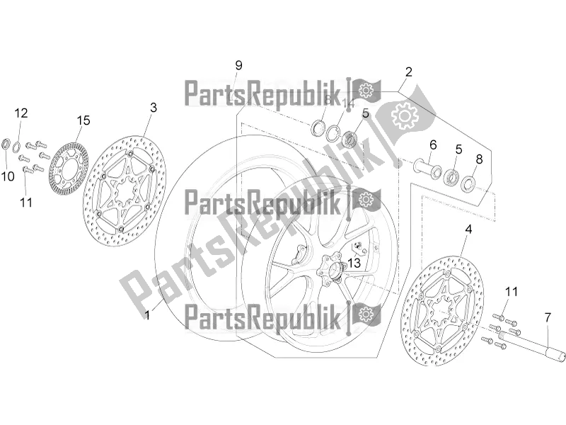 Toutes les pièces pour le Roue Avant du Aprilia RSV4 RR ABS 1000 2016