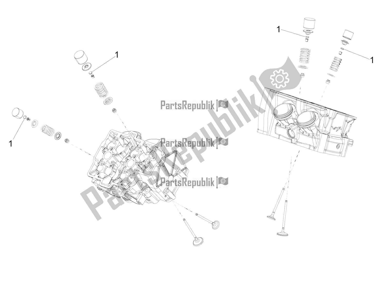 All parts for the Pad of the Aprilia RSV4 RR ABS 1000 2016