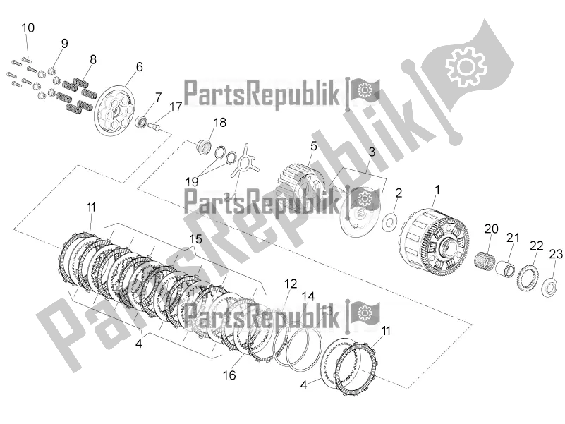 Toutes les pièces pour le Embrayage du Aprilia RSV4 RR ABS 1000 2017