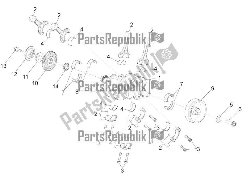 All parts for the Drive Shaft of the Aprilia RSV4 RR ABS 1000 2018