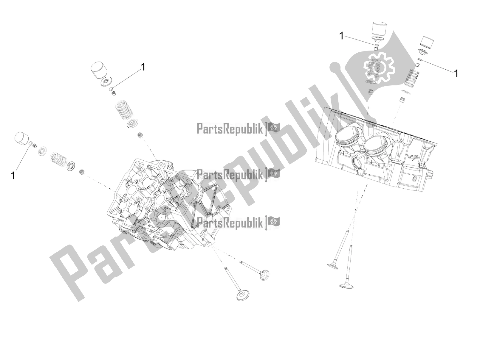 All parts for the Pad of the Aprilia RSV4 RR ABS 1000 2018