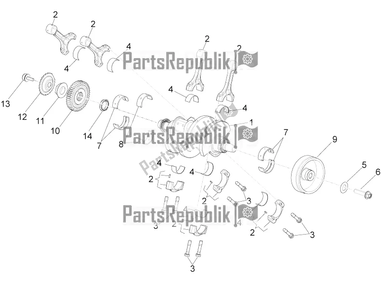 Tutte le parti per il Albero Di Trasmissione del Aprilia RSV4 RR ABS Asia Pacific 1000 2020