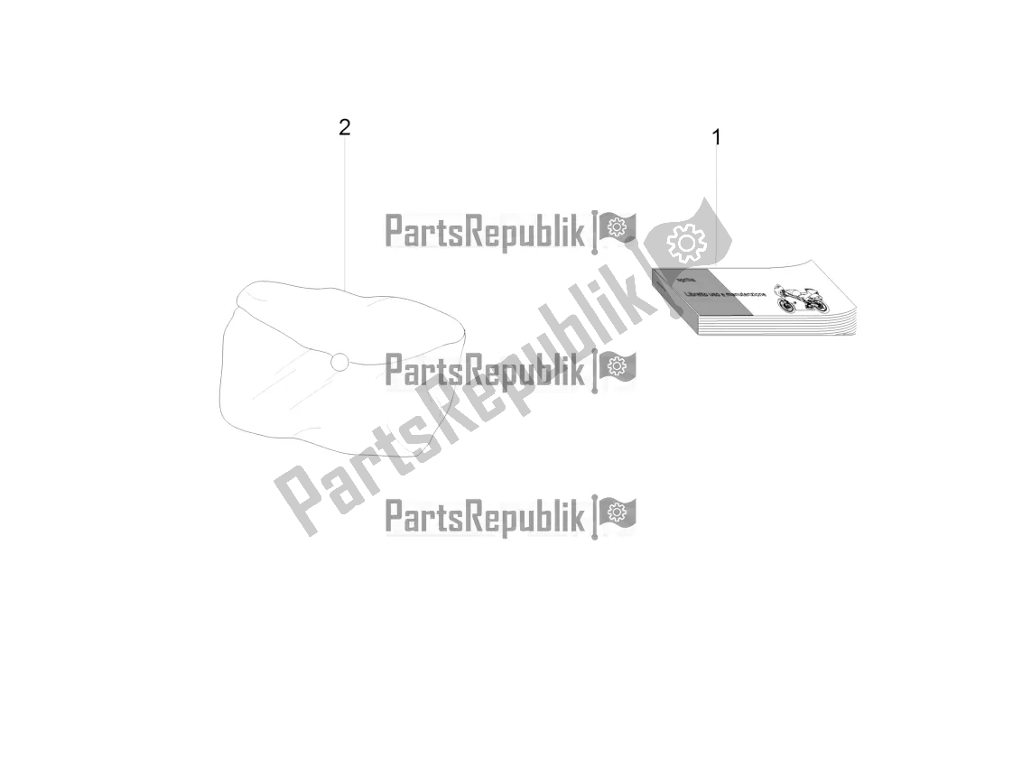 All parts for the Plate Set / Various of the Aprilia RSV4 RR ABS USA 1000 2019