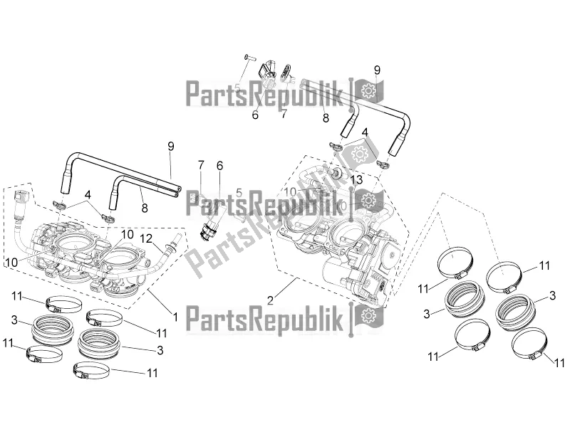 Toutes les pièces pour le Corps De Papillon du Aprilia RSV4 RR ABS USA 1000 2019