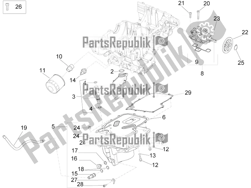 Todas las partes para Lubricación de Aprilia RSV4 RR ABS USA 1000 2020