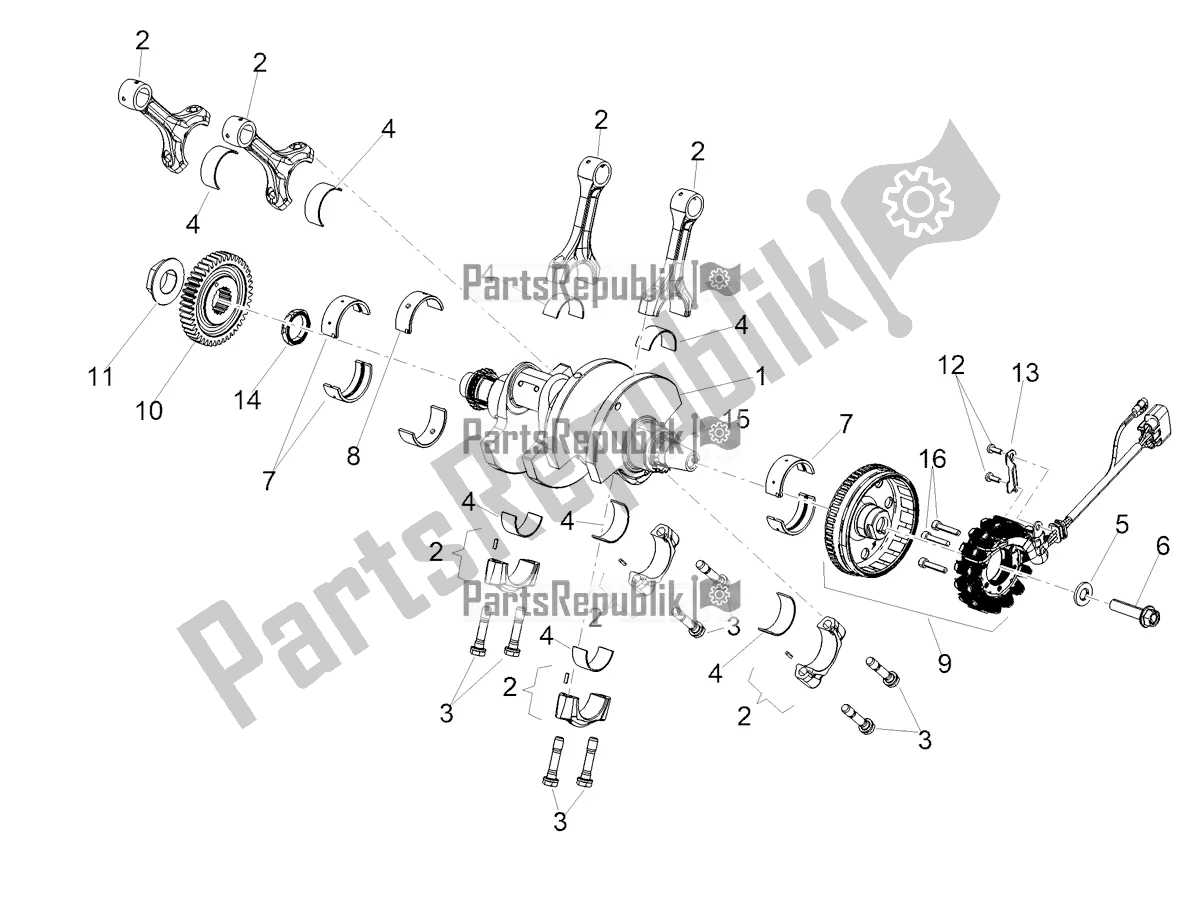 Alle onderdelen voor de Aandrijfas van de Aprilia RSV4 1100 ABS 2021