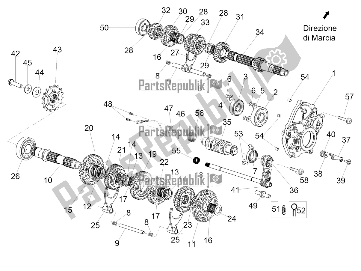 Toutes les pièces pour le Réducteur - Engrenage du Aprilia RSV4 1100 ABS 2021