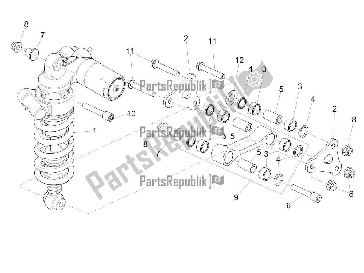 Toutes les pièces pour le Amortisseur du Aprilia RSV4 1100 ABS 2021