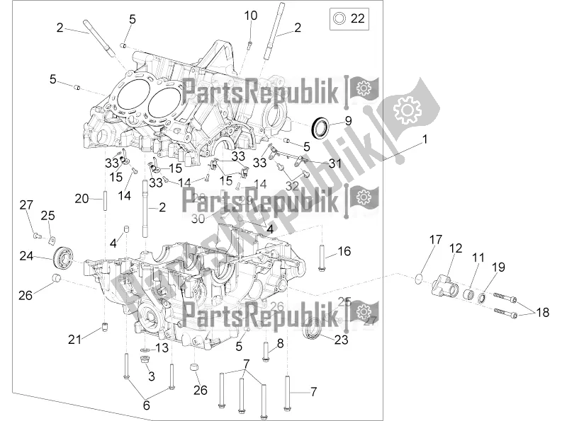 Tutte le parti per il Carter I del Aprilia RSV4 1100 ABS 2022