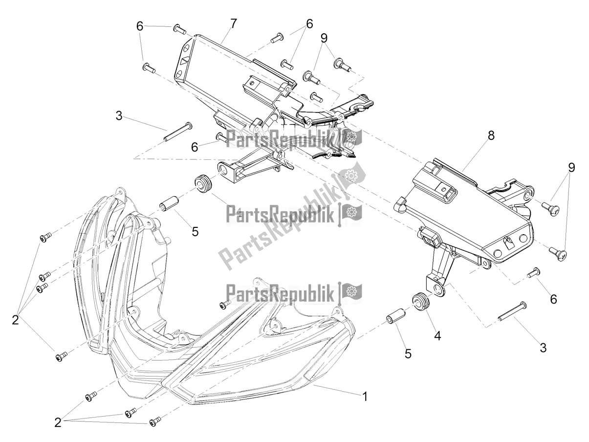 Toutes les pièces pour le Feux Avant du Aprilia RSV4 1100 ABS 2022