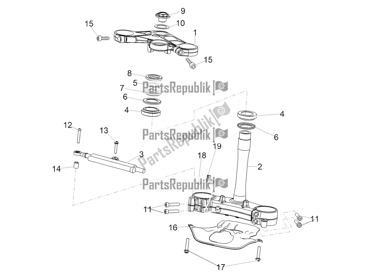 Toutes les pièces pour le Pilotage du Aprilia RSV4 1100 ABS 2022