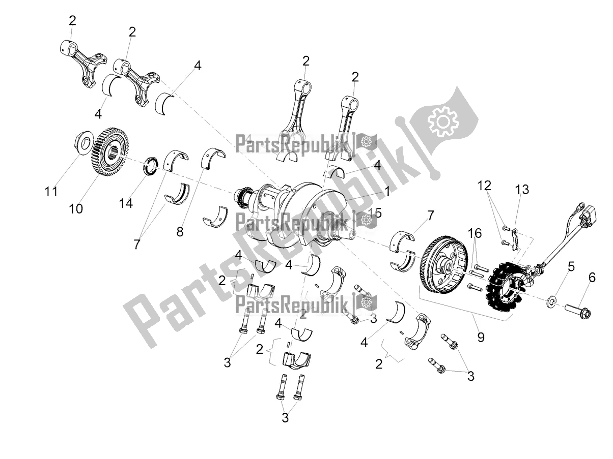 Alle Teile für das Antriebswelle des Aprilia RSV4 1100 ABS Apac 2022