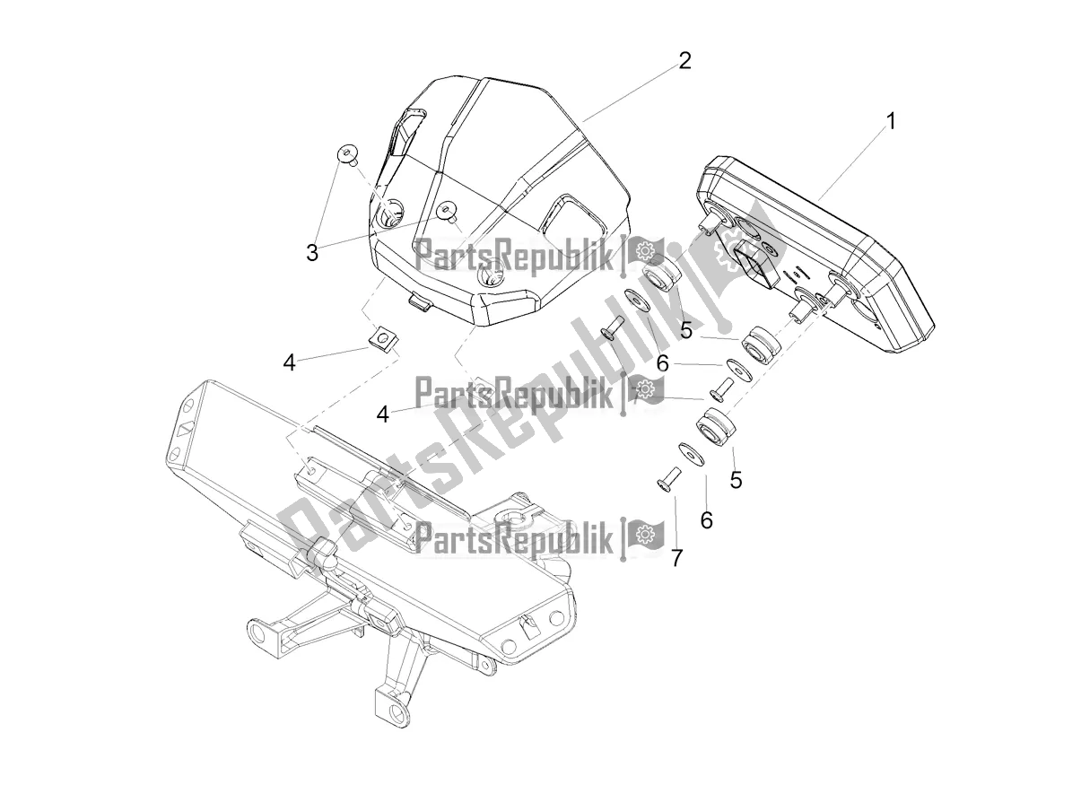 All parts for the Instruments of the Aprilia RSV4 1100 ABS Apac 2022