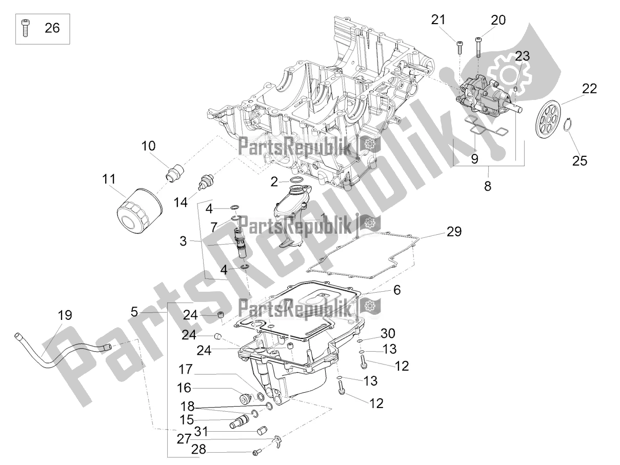 Alle onderdelen voor de Smering van de Aprilia RSV4 1100 Factory ABS 2022