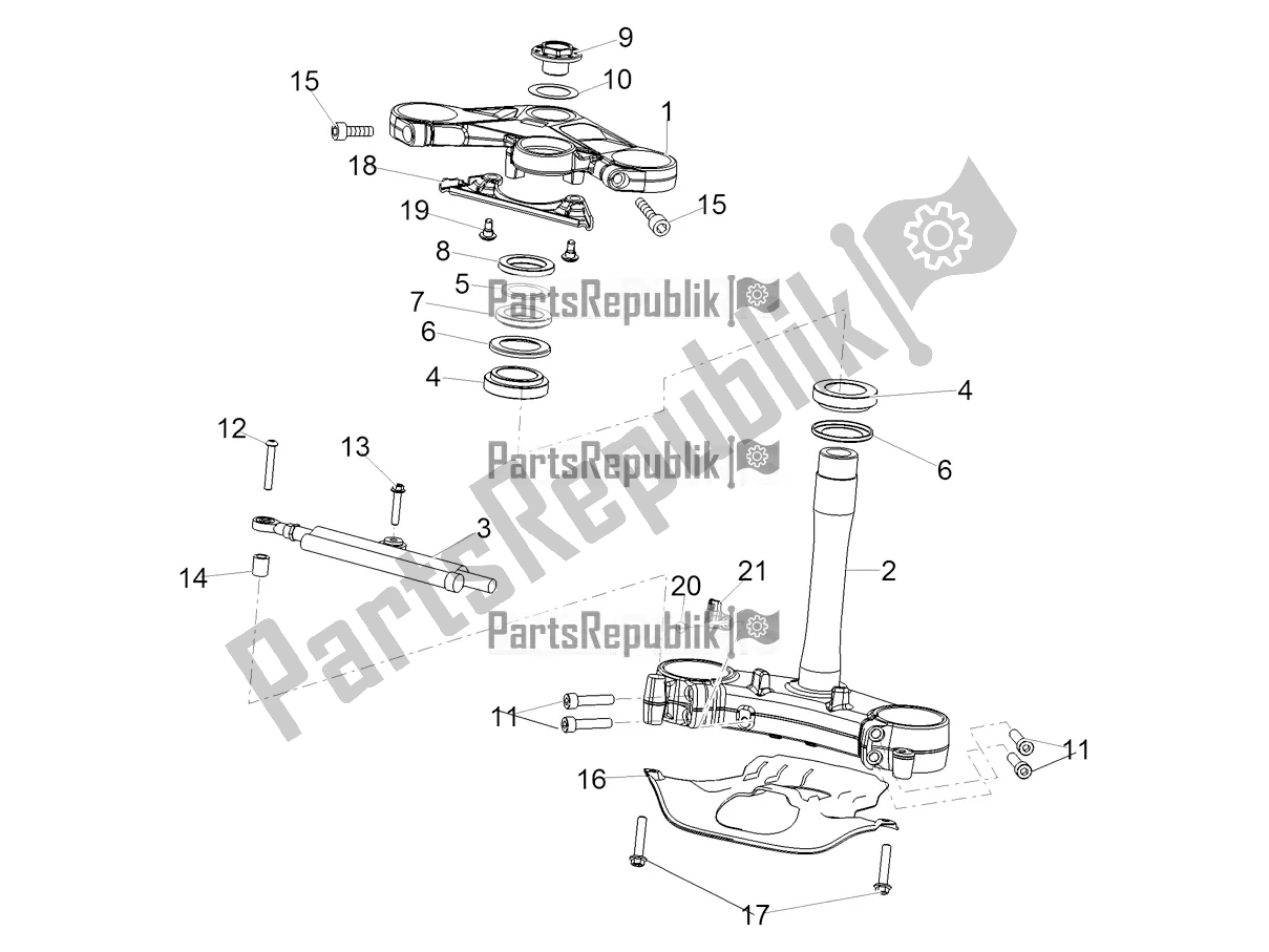 Toutes les pièces pour le Pilotage du Aprilia RSV4 1100 Factory ABS 2022