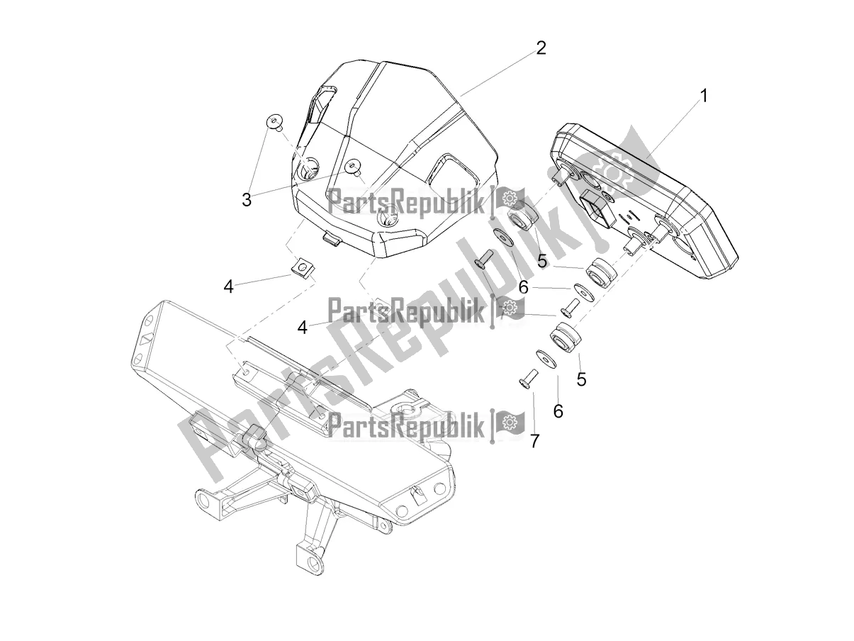 Todas as partes de Instrumentos do Aprilia RSV4 1100 Factory ABS Apac 2021