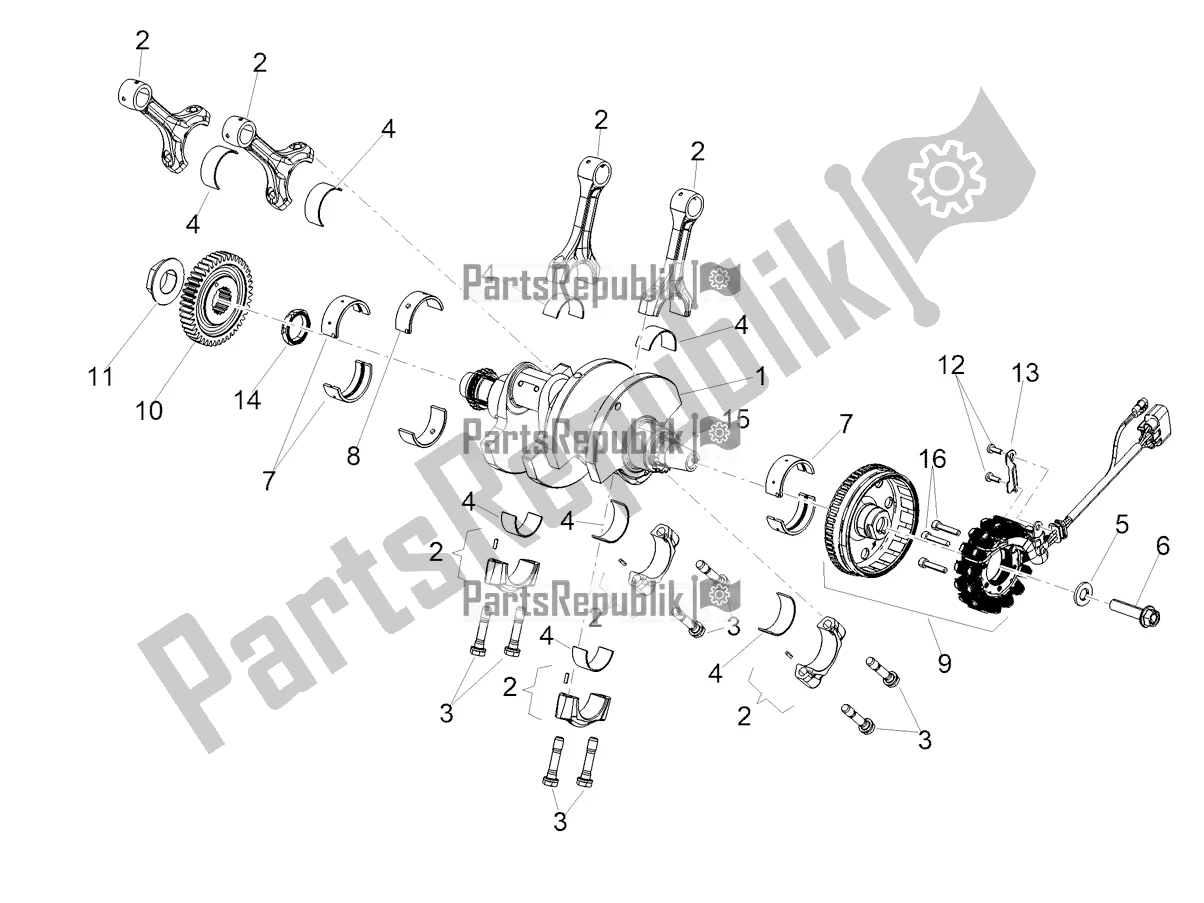 All parts for the Drive Shaft of the Aprilia RSV4 1100 Factory ABS Apac 2022