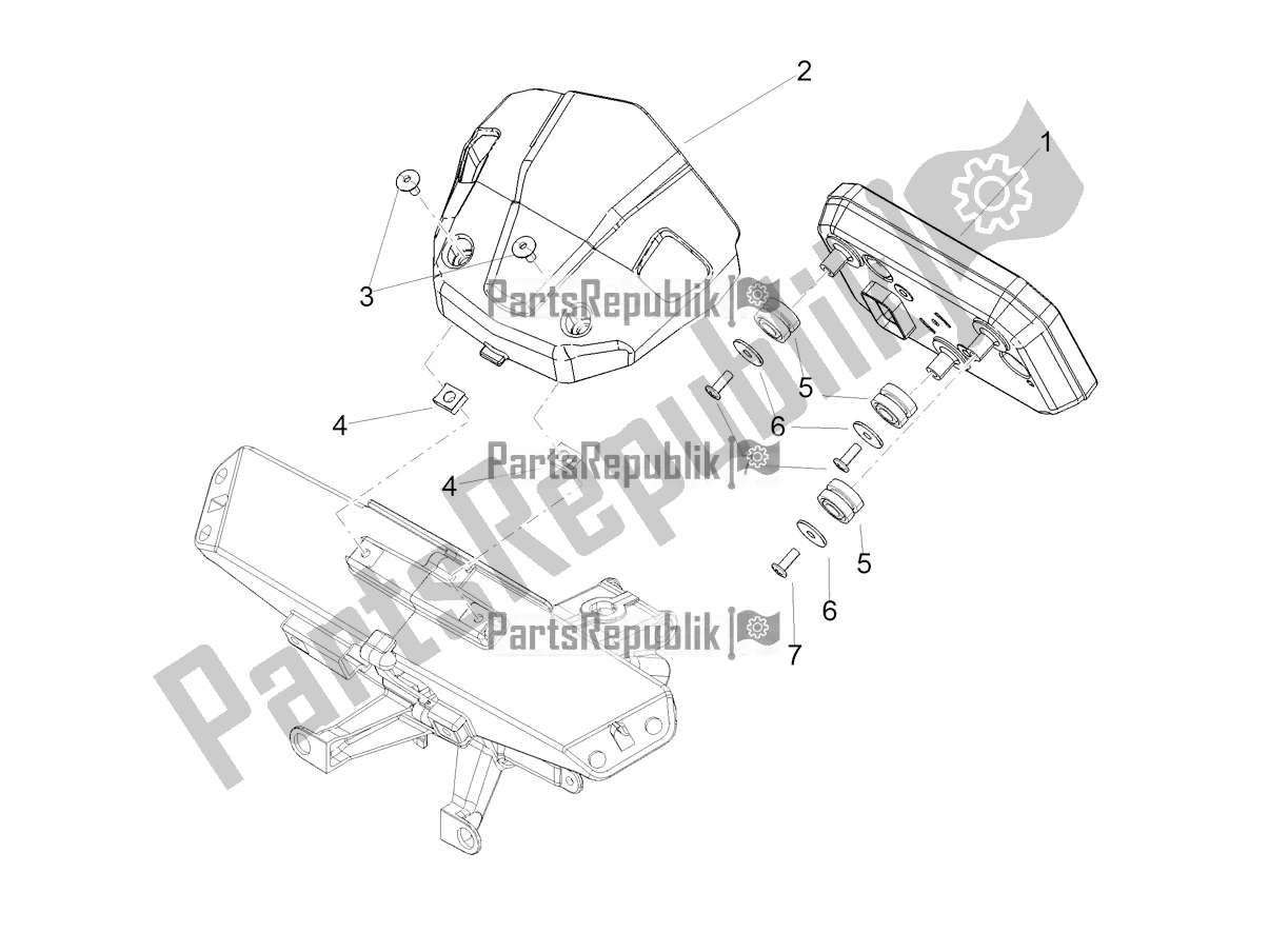 Todas las partes para Instrumentos de Aprilia RSV4 1100 Factory ABS USA 2021