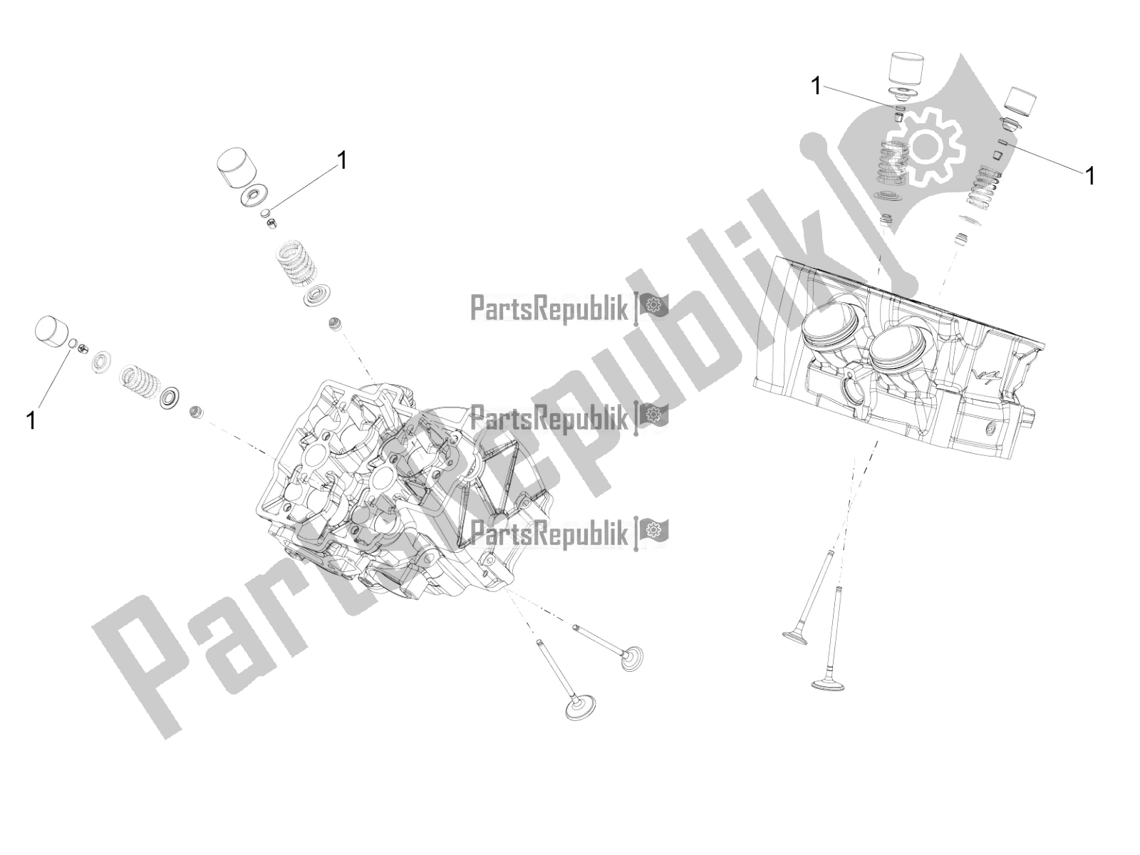 Wszystkie części do Podk? Adka Aprilia RSV4 1100 Factory ABS USA 2021