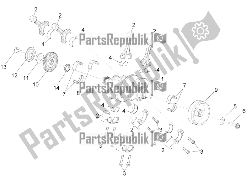 All parts for the Drive Shaft of the Aprilia RSV4 1100 Racing Factory ABS 2019