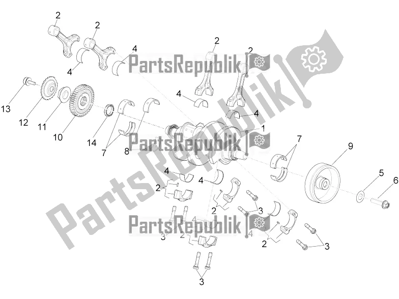 Alle Teile für das Antriebswelle des Aprilia RSV4 1100 Racing Factory ABS 2020